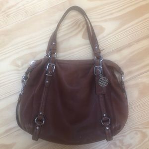 Genuine Coach Alexandra Pebbly Leather Bag #15273